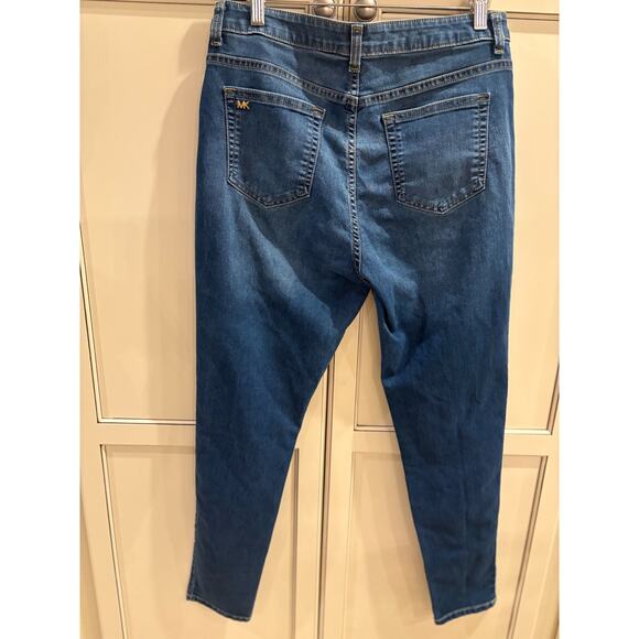 Michael Kors Women's Selma Skinny Jeans Medium Wash Size 12 - Picture 8 of 8